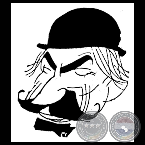 ARISTIDES BRIAND - Caricatura de ANDRÉS GUEVARA